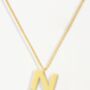 Women's Initial Necklace In 18k Gold, Christmas Jewellery Gift, thumbnail 12 of 12