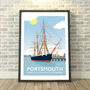 Portsmouth, Hms Warrior Ship, Hampshire Print, thumbnail 1 of 5