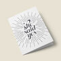 'She Said Yes' Engagement Card, thumbnail 3 of 4