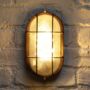 Oval Bulk Head Solar Wall Light, thumbnail 2 of 2