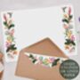 A4 Landscape Letter Writing Paper With Tropical Design, thumbnail 1 of 5
