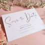 Script Save The Date Cards, thumbnail 1 of 2