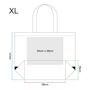 Personalised Embroidered Jute Canvas Shopping Bag, thumbnail 5 of 8