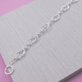 Sterling Silver Celtic Twist Bracelet, 2 of 5