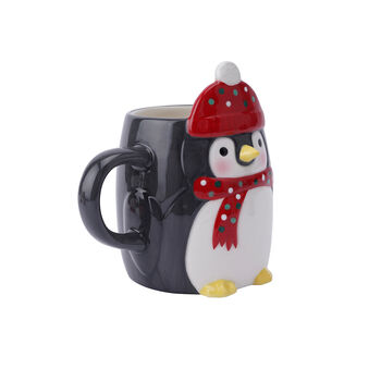 Christmas Penguin Snack Mug With Gift Box, 5 of 6