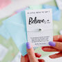 Believe In You Mini Wish Bracelet And Card, thumbnail 1 of 12
