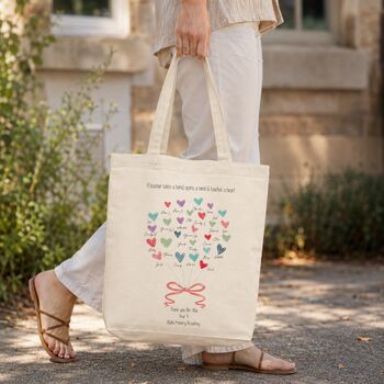 Personalised Teacher Tote Gift Bag, 3 of 7