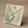 Pearl Bird Dove Necklace, thumbnail 4 of 8