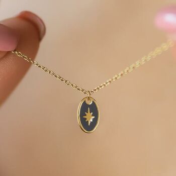 Lucky Star Necklace 18ct Gold Plated, 2 of 10