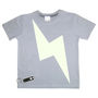 Lightning Glow In The Dark Interactive Sweat/T Shirt, thumbnail 5 of 8