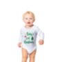 Personalised Baby Long Sleeve Bodysuit 1st Christmas, thumbnail 6 of 7