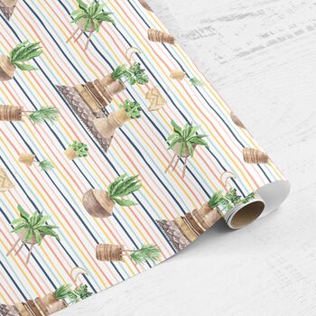 Plant Lady Boho Wrapping Paper, 3 of 3