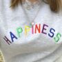 Happiness Embroidered Sweatshirt, thumbnail 3 of 3