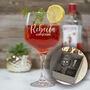 Personalised Gin Queen Balloon Gin Glass, thumbnail 1 of 4