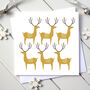 Scandi Reindeer Christmas Card, thumbnail 1 of 2