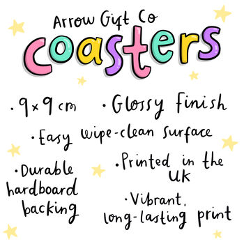 Personalised Coaster 'This Grandma Belongs To', 4 of 5