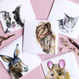 Pack Of Five Pet Themed Blank Greeting Cards, thumbnail 2 of 9