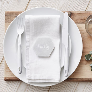 Marble Personalised Place Setting, 2 of 6