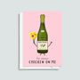 Chicken Wine Mother's Day Card, thumbnail 3 of 3
