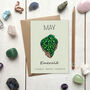 Birthstone Illustration Birthday Card, thumbnail 6 of 12