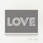 Love Print With Hidden Personalised Secret Message, thumbnail 7 of 10