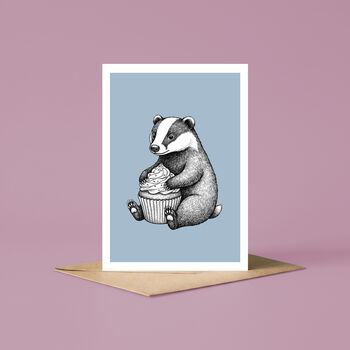 Badger Birthday Card, 2 of 6