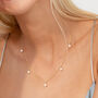 Sterling Silver Or Gold Filled Pearl Drops Necklace, thumbnail 1 of 10