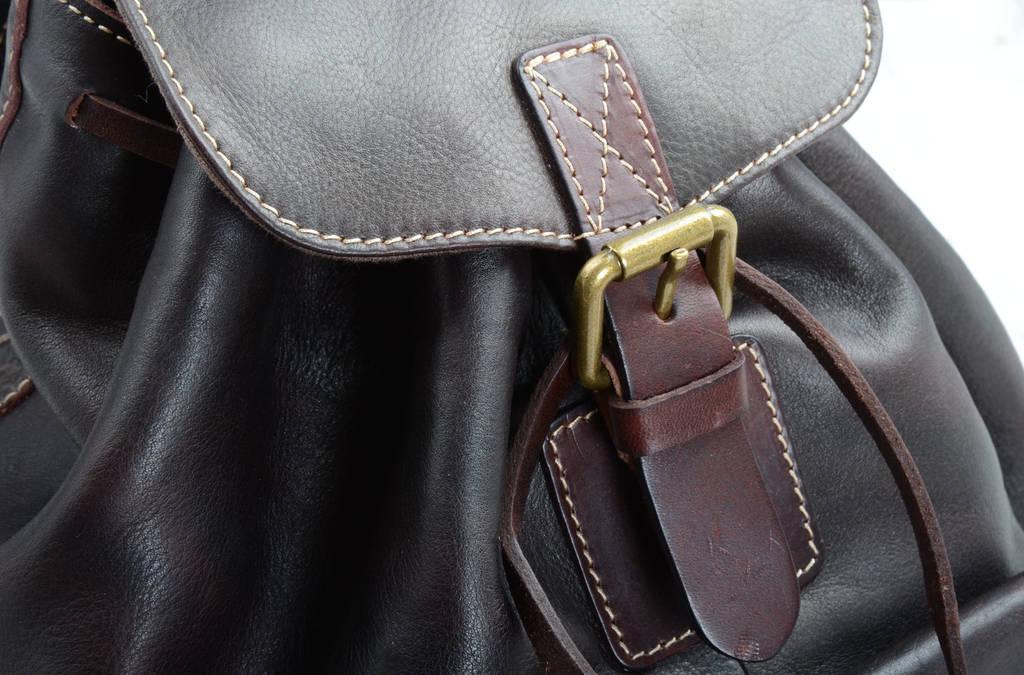 Handmade Leather Backpack For Ladies By EAZO | notonthehighstreet.com