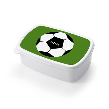 Personalised Kids Football Lunch Box, 8 of 8
