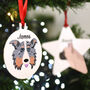 Personalised Dog Breed Christmas Decoration Bold, thumbnail 11 of 12