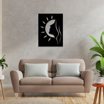 Modern Woman In Sun Wooden Wall Art: Elegant Decor, 5 of 9