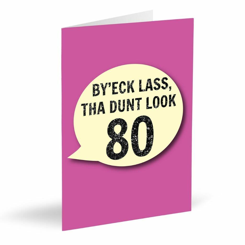 By'eck Lass, Tha Dunt Look 80 Card By Dialectable