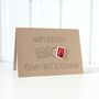 Personalised First Class Stamp Happy Birthday Card, thumbnail 3 of 8