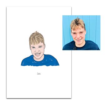 Hand Drawn Personalised Portraits, 3 of 10