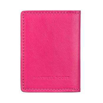Personalised Leather Travel Card Holder 'Vallata Nappa', 4 of 12