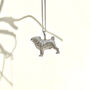Sterling Silver Pug Necklace, thumbnail 4 of 10