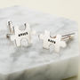Personalised Sterling Silver Jigsaw Cufflinks, thumbnail 1 of 7