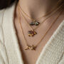 Cosy Badger Charm Necklace, thumbnail 3 of 8