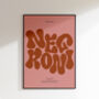 Negroni Print | Cocktail Poster | Wall Art | A5 A4 A3 | Bold | Typographic | Drink | Bar | Print | Groovy |, thumbnail 8 of 9