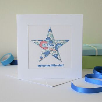 New Baby Welcome Star Card, 6 of 8