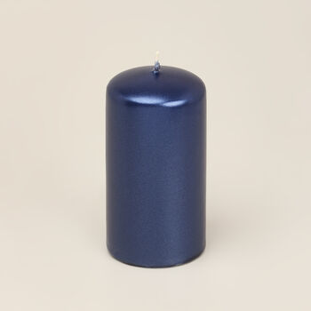 G Decor Grace Varnished Shimmer Pillar Candle, 6 of 7