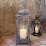 Belcombe Gold Distressed Lantern, thumbnail 1 of 2