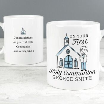 Personalised Boys First Holy Communion Mug, 2 of 2