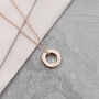 Personalised Mini Ring Necklace, thumbnail 7 of 8
