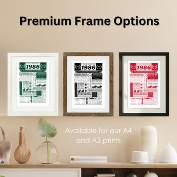 1986 Personalised 40th Birthday Motorsport Print, 6 of 12