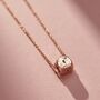 Personalised Faceted Cube Necklace, thumbnail 12 of 12