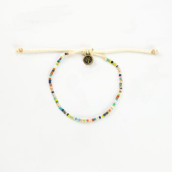 Alila Dainty Beaded Anklet, 2 of 3