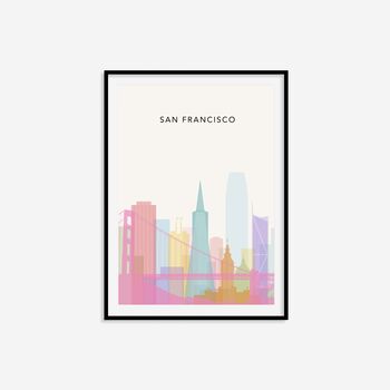 Minimalist San Francisco Travel Print, 2 of 8