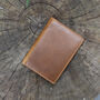 Woodland Range Small Bifold Tan Leather Wallet Rfid Safe, thumbnail 3 of 7