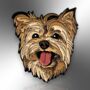 Yorkshire Terrier Enamel Pin Badge, Yorkie Dog Breed Brooch, Gift For Dog Lovers, Pet Loss Gift, thumbnail 3 of 9